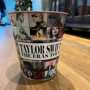 TAYLOR SWIFT AMC PINK popcorn TIN. Brand NEW